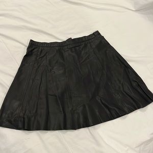 Love Leather Black Mini Skirt